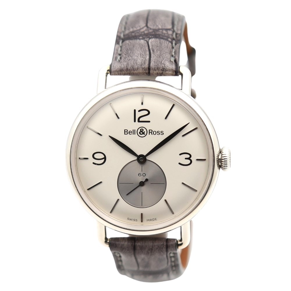 BELL ROSS WW1 ARGENTIUM RUTHENIUM BRWW1 ME AG OP SCR 41mm Time