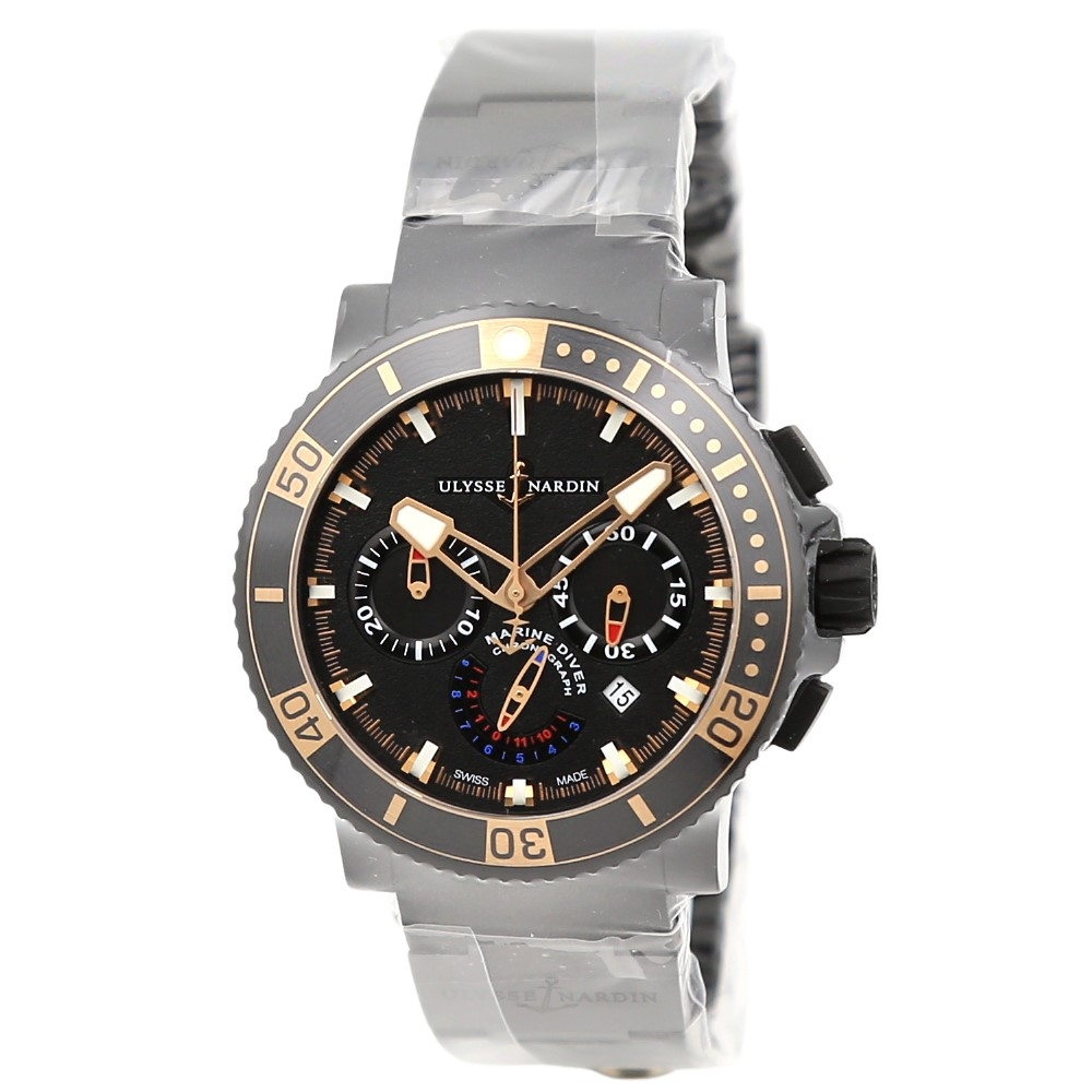 Ulysse nardin black hot sale sea chronograph